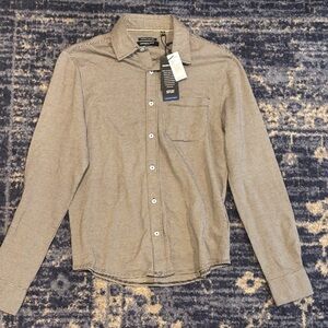 Kenneth Cole Black and White Knit Shirt